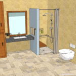 Handicap Bathroom Layout: Dimensions, Clearances and Design