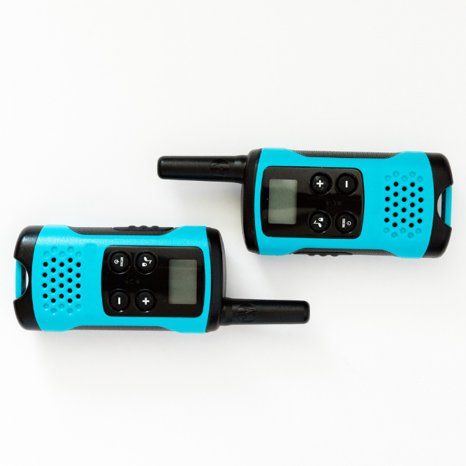 walkie talkies can help you move around less with ms